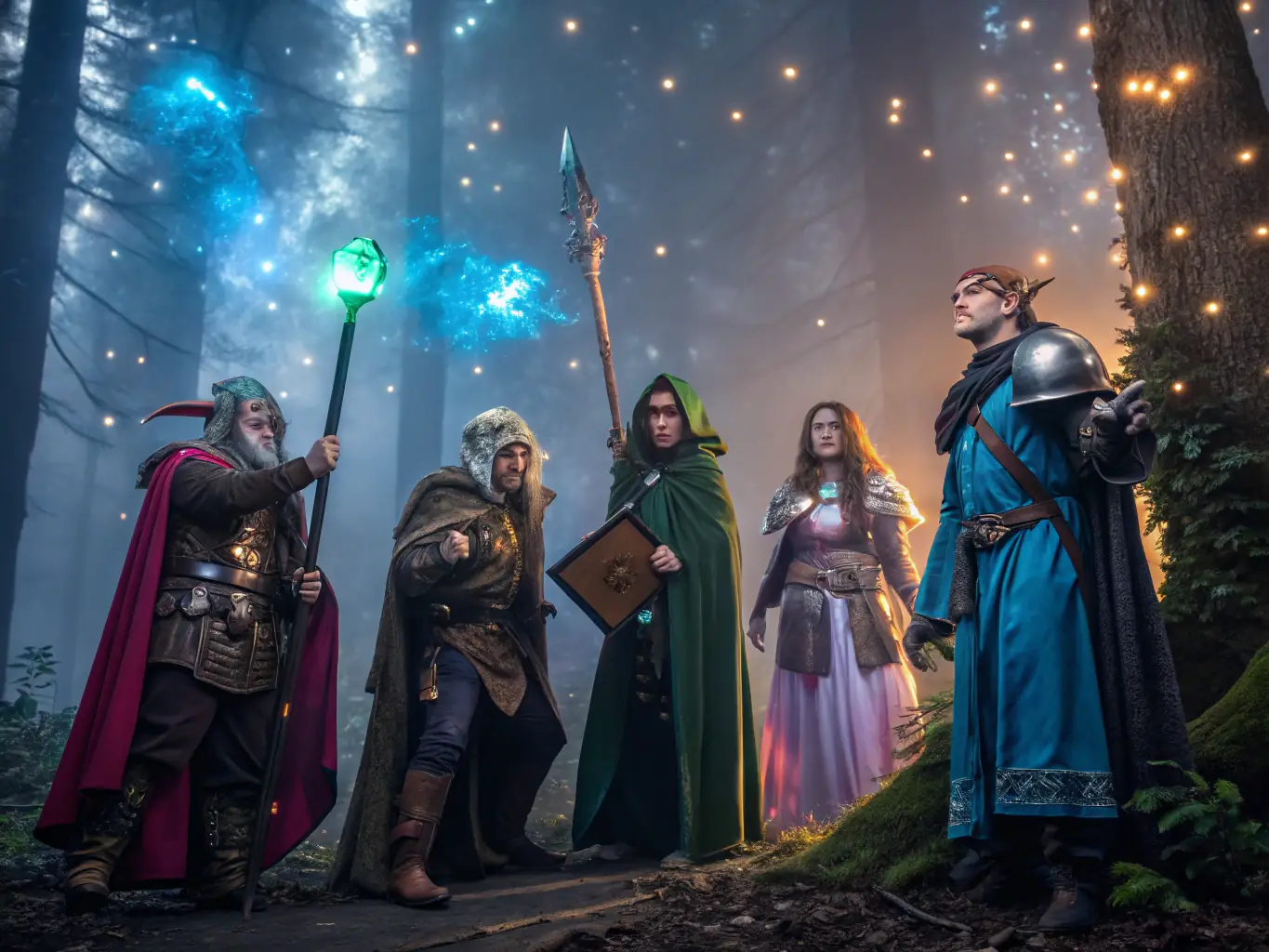 An immersive image featuring characters and environments from role-playing games, highlighting the storytelling, character development, and exploration aspects of the genre.